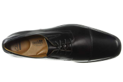 Clarks Men's Tilden Cap Oxford Shoe Black Leather
